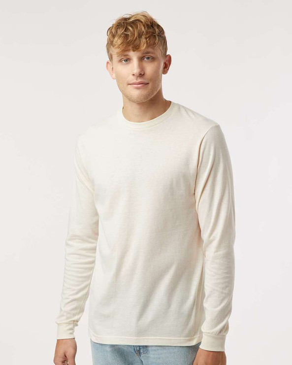 M&O 4501 - T-Shirt à manches longues en jersey fin