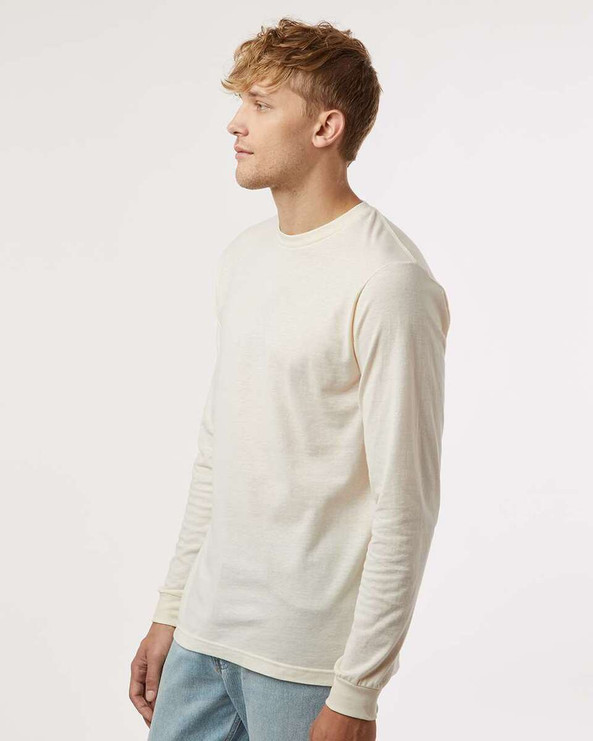 M&O 4501 - T-Shirt à manches longues en jersey fin