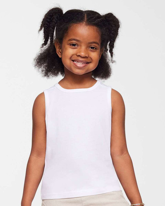 Rabbit Skins 3323 - Camiseta sin mangas de jersey fino para niño pequeño