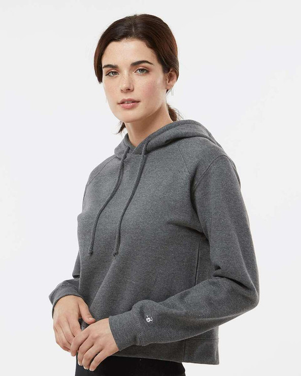 Badger 1261 - Women's Crop Hooded Sweatshirt