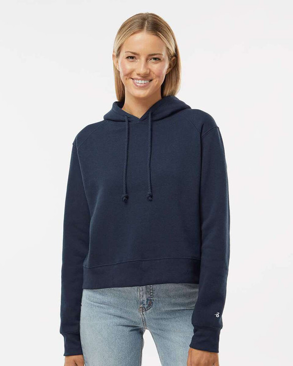 Badger 1261 - Women's Crop Hooded Sweatshirt