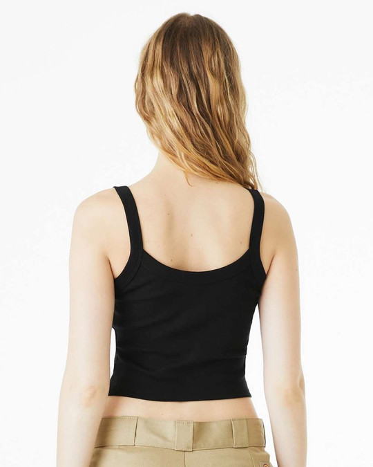 Bella+Canvas 1012 - Camiseta de tirantes de canalé micro para mujer