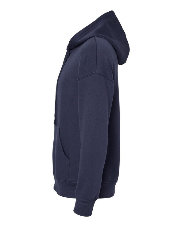 Bella+Canvas 3759 - Sudadera con cremallera completa DTM Sponge Fleece