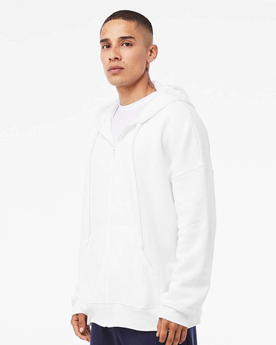 Bella+Canvas 3759 - Sudadera con cremallera completa DTM Sponge Fleece