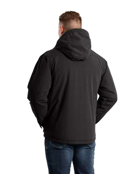 Berne HJ67 - Men's Highland Quilt-Lined Micro-Duck Hooded Coat