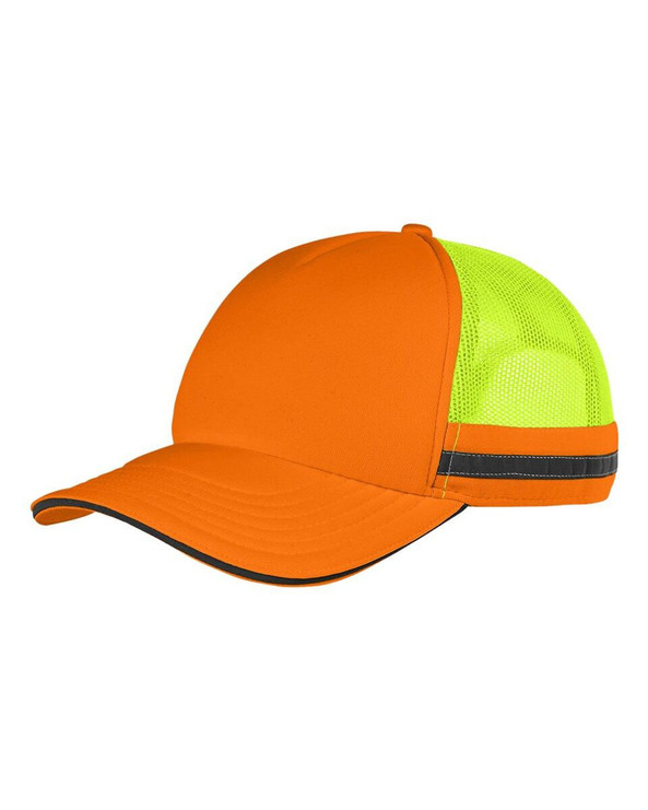 Big Accessories BA661 - Safety Trucker Cap