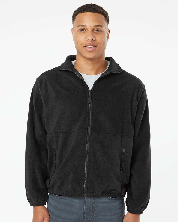 Burnside 3062 - Chaqueta polar con cremallera entera