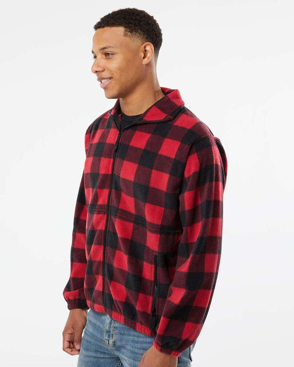 Burnside 3062 - Chaqueta polar con cremallera entera