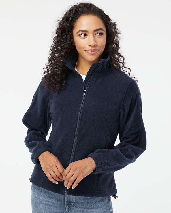 Burnside 5062 - Chaqueta con cremallera completa de forro polar para mujer