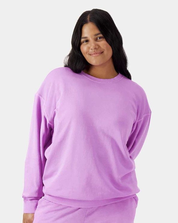 Comfort Colors 1466 - Garment-Dyed Lightweight Fleece Crewneck Sweatshirt