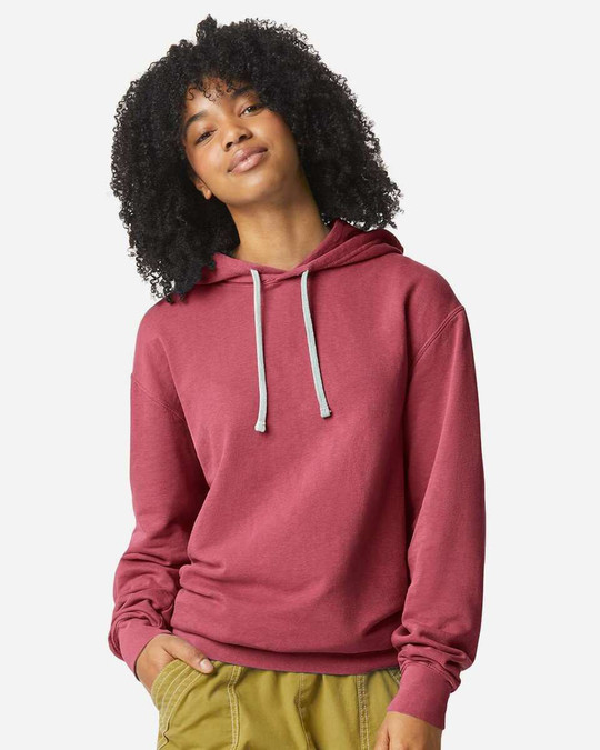 Comfort Colors 1467 - Sudadera con capucha de forro polar ligero teñida en prenda