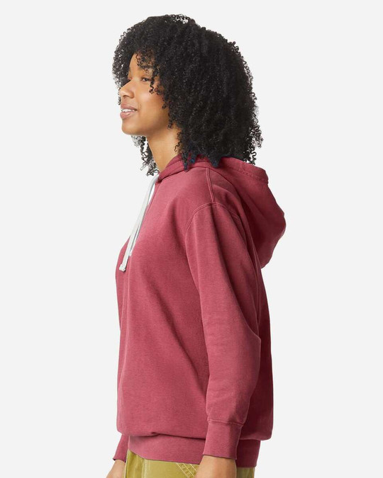 Comfort Colors 1467 - Sudadera con capucha de forro polar ligero teñida en prenda