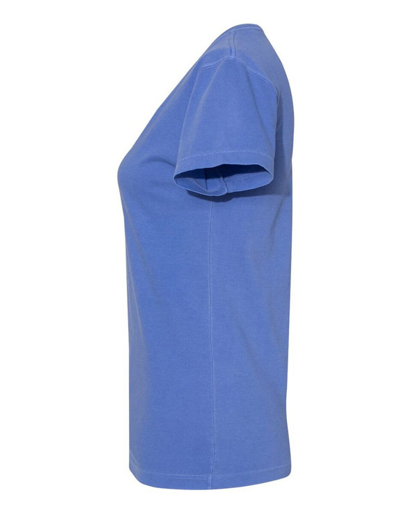 Comfort Colors 3199 - Camiseta teñida en prenda de cuello en V de peso medio para mujer
