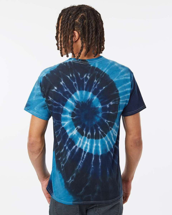 Tie-Dyed 200MS - Multi-Color Spiral Short Sleeve T-Shirt
