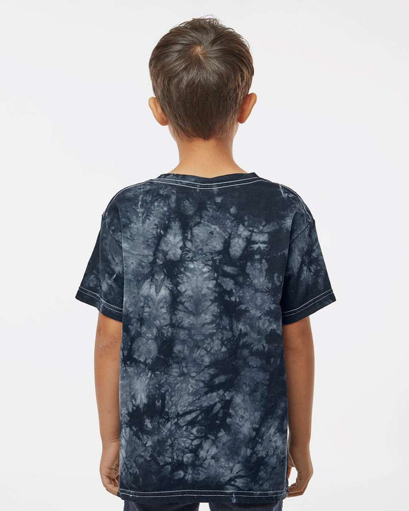 Dyenomite 20BCR - Youth Crystal Tie-Dyed T-Shirt