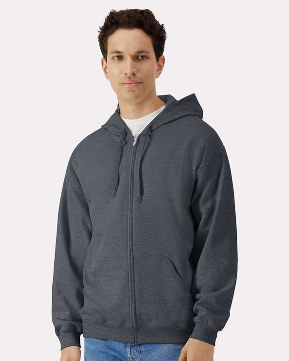 Gildan SF600 - Softstyle® Full-Zip Hooded Sweatshirt