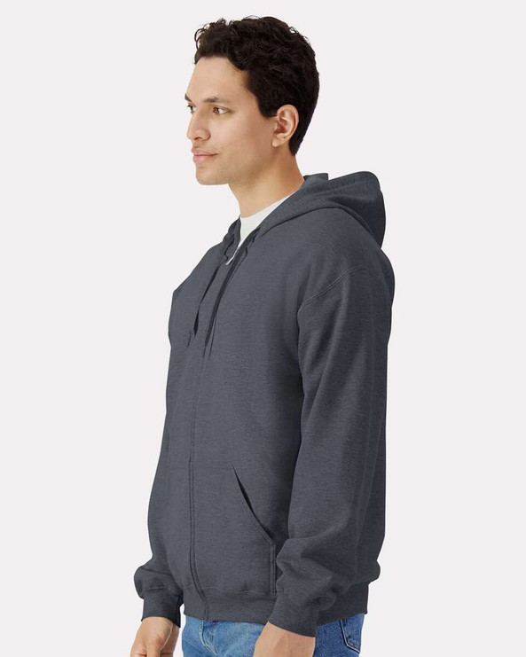 Gildan SF600 - Softstyle® Full-Zip Hooded Sweatshirt