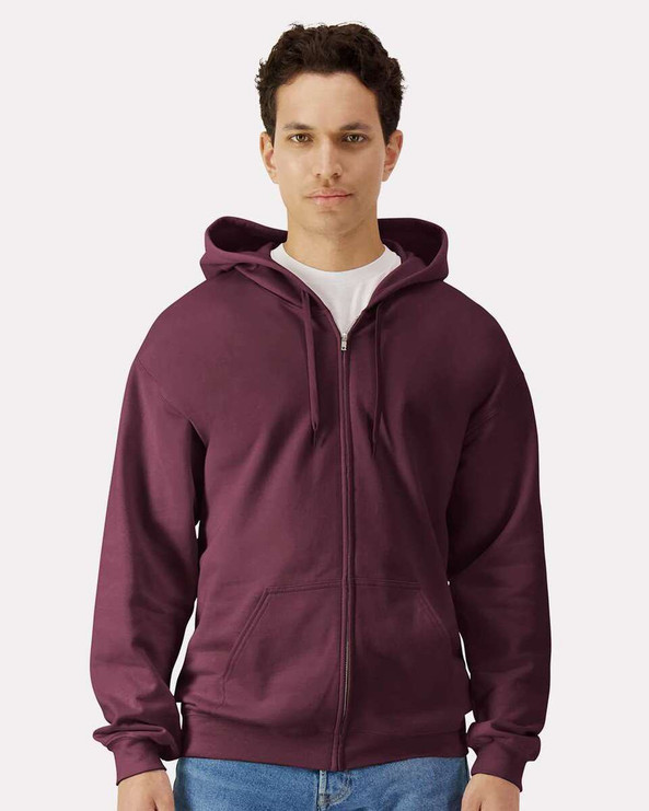 Gildan SF600 - Softstyle® Full-Zip Hooded Sweatshirt