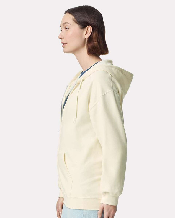 Gildan SF600 - Sudadera con capucha y cremallera Softstyle