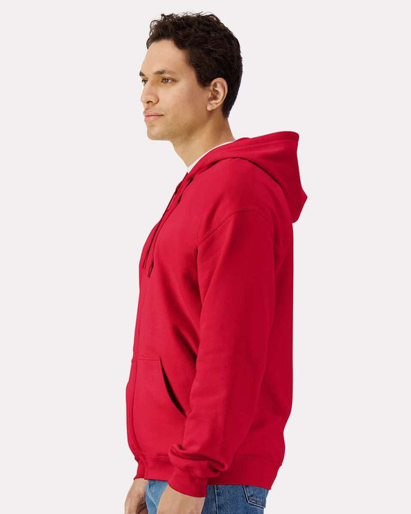 Gildan SF600 - Sudadera con capucha y cremallera Softstyle