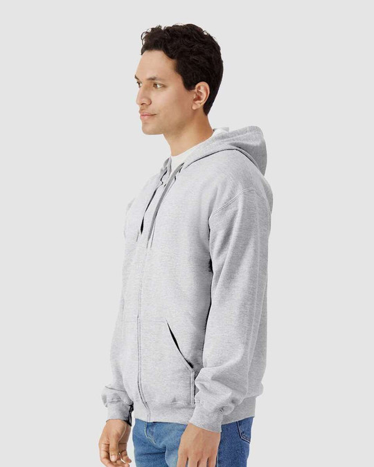 Gildan SF600 - Sudadera con capucha y cremallera Softstyle
