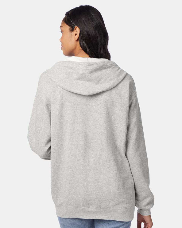 Hanes P180 - Ecosmart® Full-Zip Hooded Sweatshirt