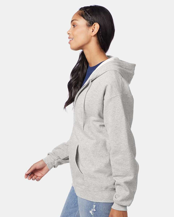 Hanes P180 - Ecosmart® Full-Zip Hooded Sweatshirt