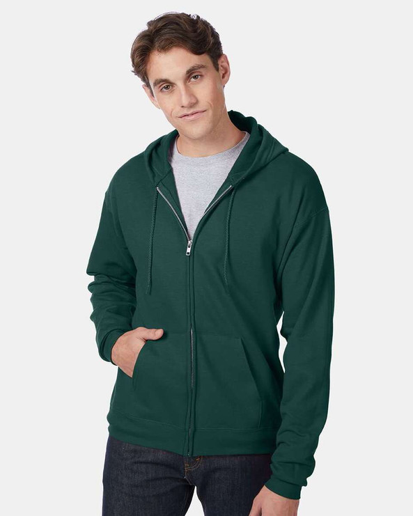 Hanes P180 - Ecosmart® Full-Zip Hooded Sweatshirt