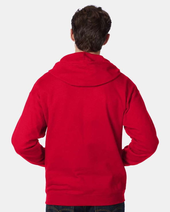 Hanes P180 - Sudadera con capucha y cremallera completa Ecosmart