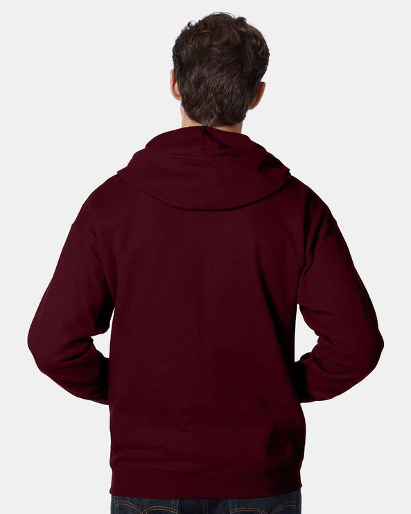 Hanes P180 - Sudadera con capucha y cremallera completa Ecosmart