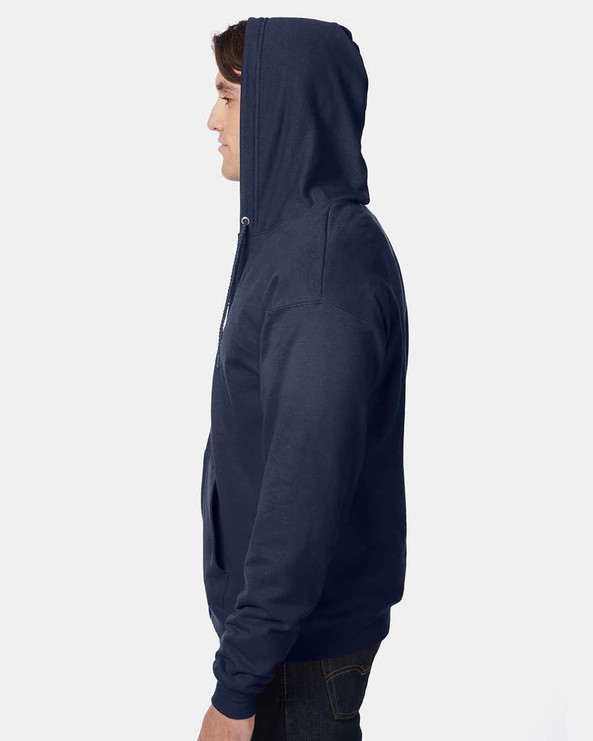 Hanes P180 - Sudadera con capucha y cremallera completa Ecosmart