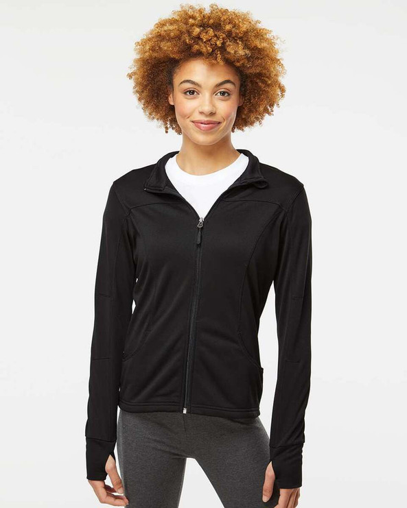 Independent Trading Co. EXP60PAZ - Chaqueta de chándal con cremallera completa Poly-Tech, mujer