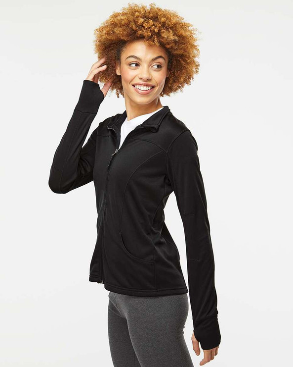 Independent Trading Co. EXP60PAZ - Chaqueta de chándal con cremallera completa Poly-Tech, mujer