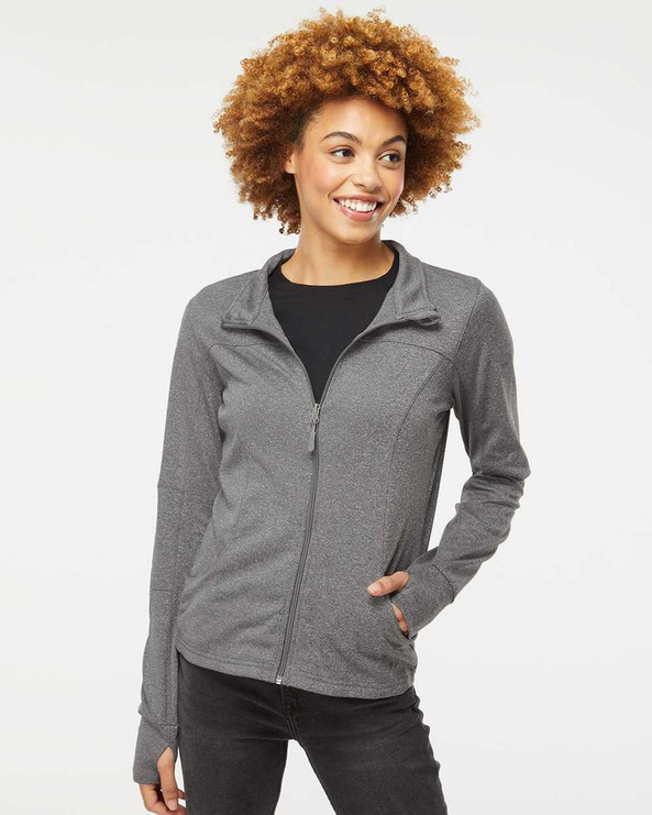 Independent Trading Co. EXP60PAZ - Chaqueta de chándal con cremallera completa Poly-Tech, mujer