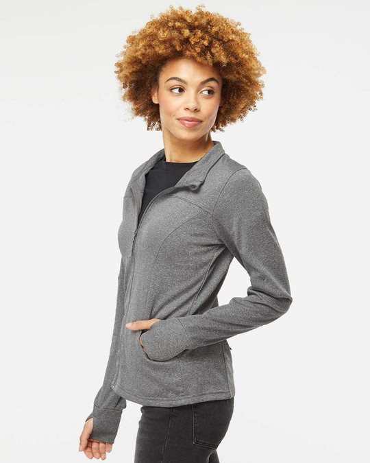 Independent Trading Co. EXP60PAZ - Chaqueta de chándal con cremallera completa Poly-Tech, mujer