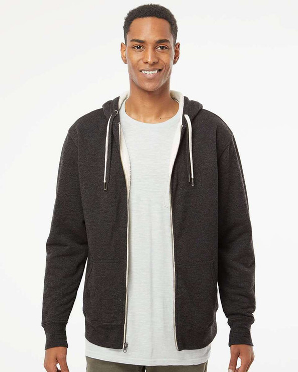 Independent Trading Co. EXP90SHZ - Sherpa-Lined Hooded Sweatshirt