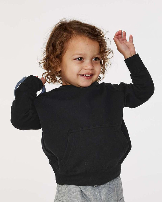 Independent Trading Co. PRM10TSB - Sudadera de raglán con capucha de mezcla especial para niños pequeños