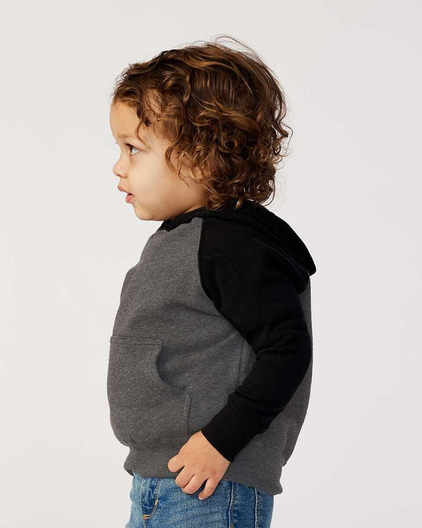 Independent Trading Co. PRM10TSB - Sudadera de raglán con capucha de mezcla especial para niños pequeños