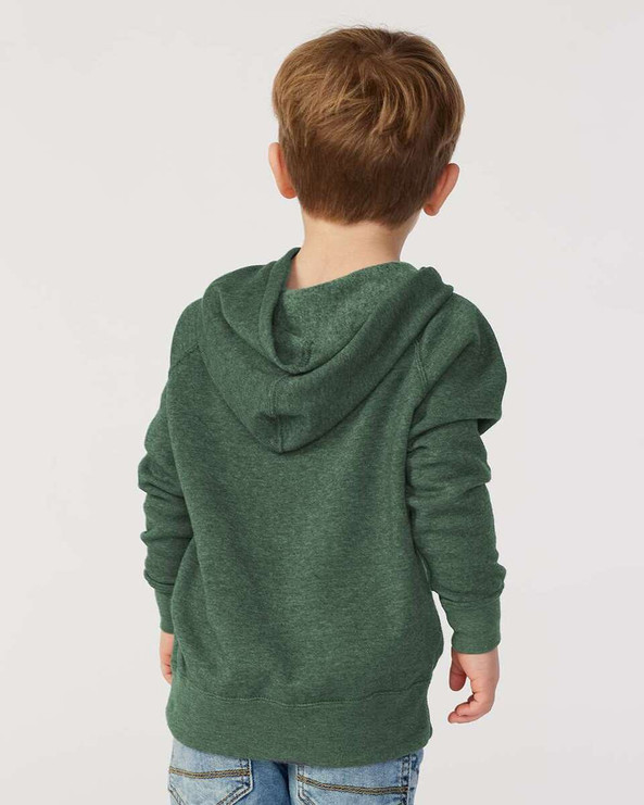 Independent Trading Co. PRM10TSB - Sudadera de raglán con capucha de mezcla especial para niños pequeños