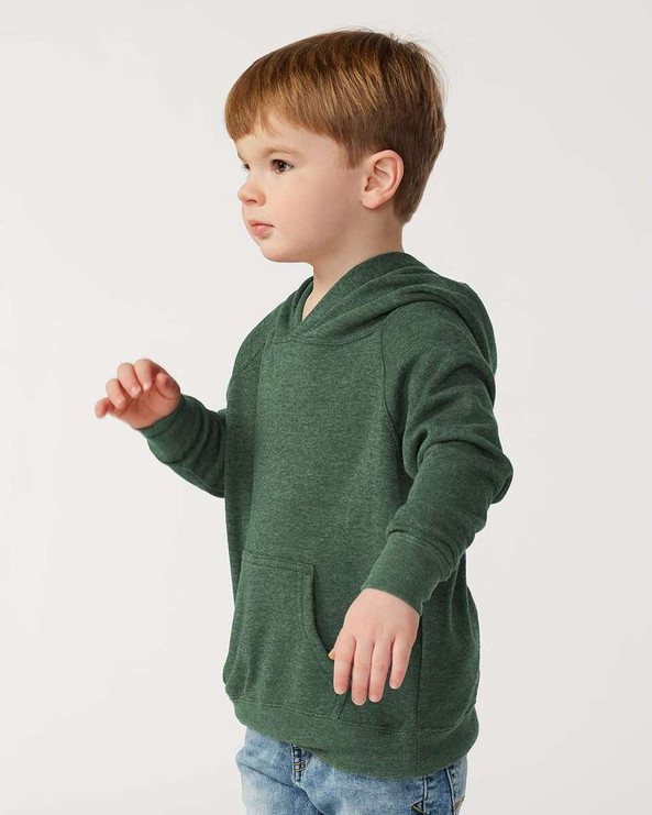 Independent Trading Co. PRM10TSB - Sudadera de raglán con capucha de mezcla especial para niños pequeños