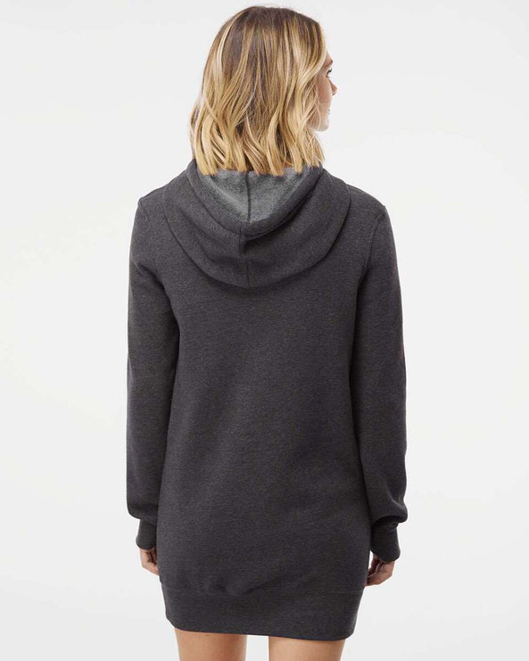 Independent Trading Co. PRM65DRS - Women’s Special Blend Hooded Sweatshirt Dress