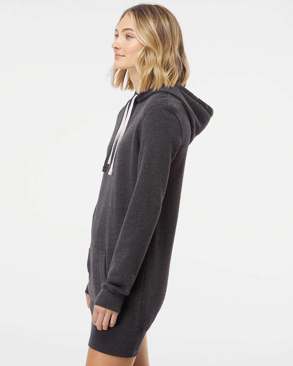 Independent Trading Co. PRM65DRS - Women’s Special Blend Hooded Sweatshirt Dress
