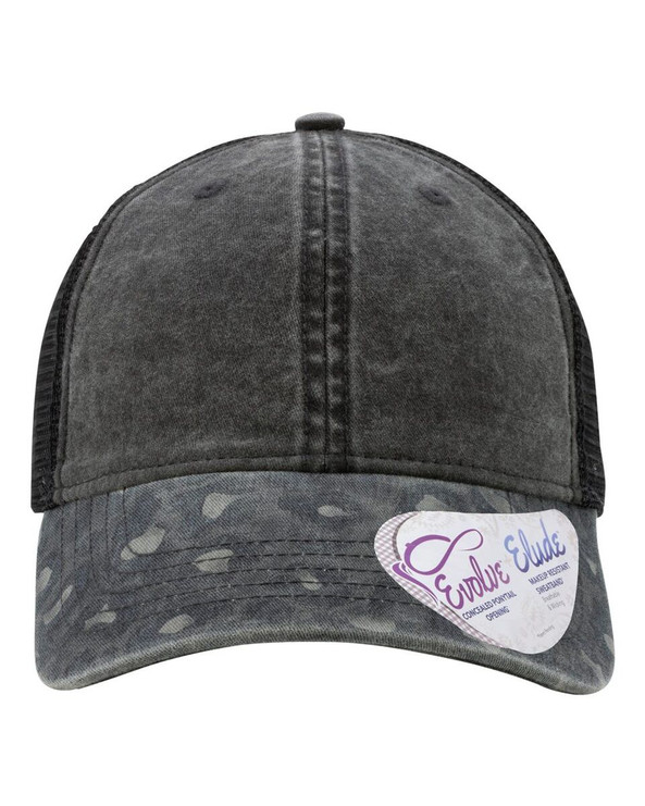 Infinity Her JANET - Gorra de mujer con visera estampada y parte posterior de malla