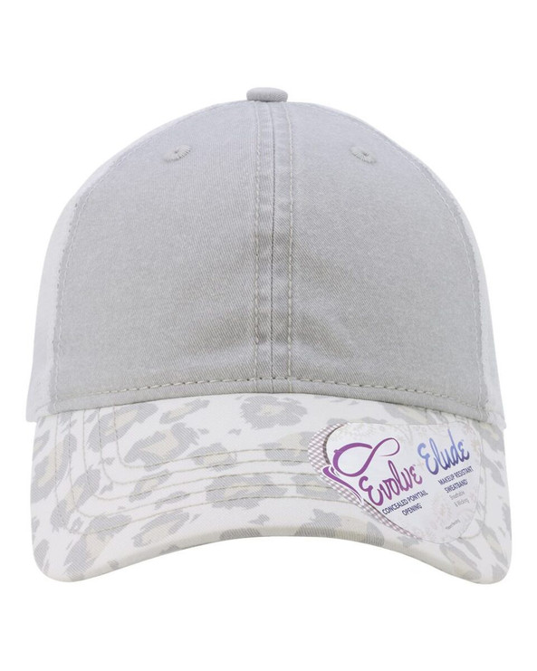 Infinity Her JANET - Gorra de mujer con visera estampada y parte posterior de malla