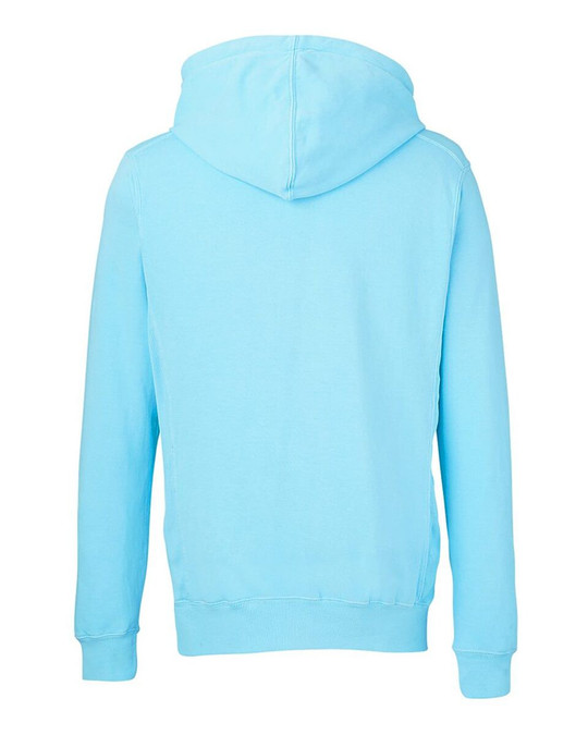J. America 8730 - Sudadera con capucha de forro polar teñido en pigmento