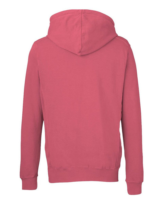 J. America 8730 - Pigment-Dyed Fleece Hooded Sweatshirt