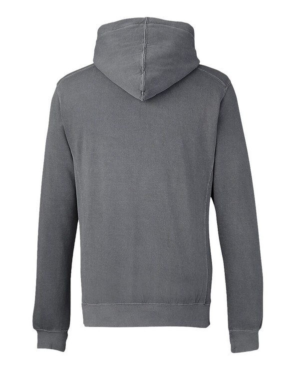 J. America 8730 - Sudadera con capucha de forro polar teñido en pigmento
