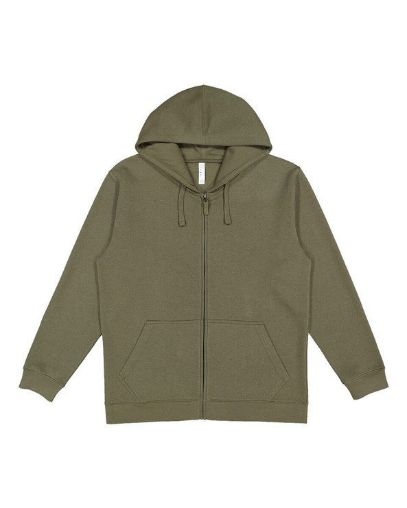 LAT 6927 - Full-Zip Fleece Hoodie