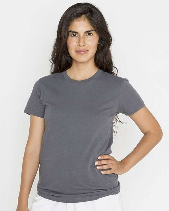 Los Angeles Apparel 21002 - USA-Made Women's Fine Jersey T-Shirt