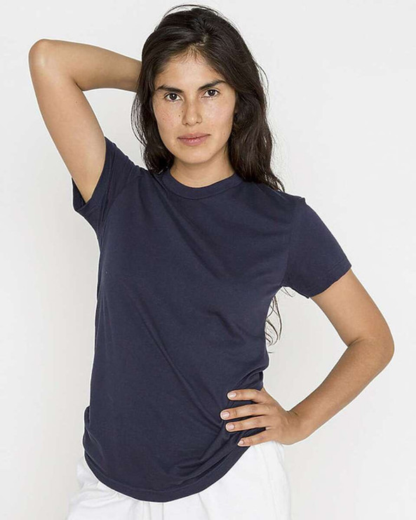 Los Angeles Apparel 21002 - USA-Made Women's Fine Jersey T-Shirt